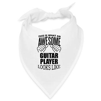 Gitarre Gitarre Gitarre - Bandana - Weiß - Vorne