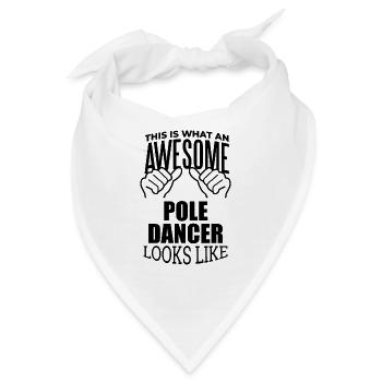 Pole-Tänzer Pole-Dancer Pole-Dancer - Bandana - Weiß - Vorne