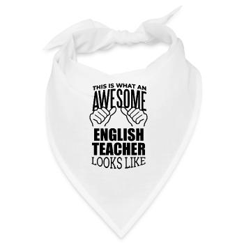 Englisch Englisch Englisch - Bandana - Weiß - Vorne