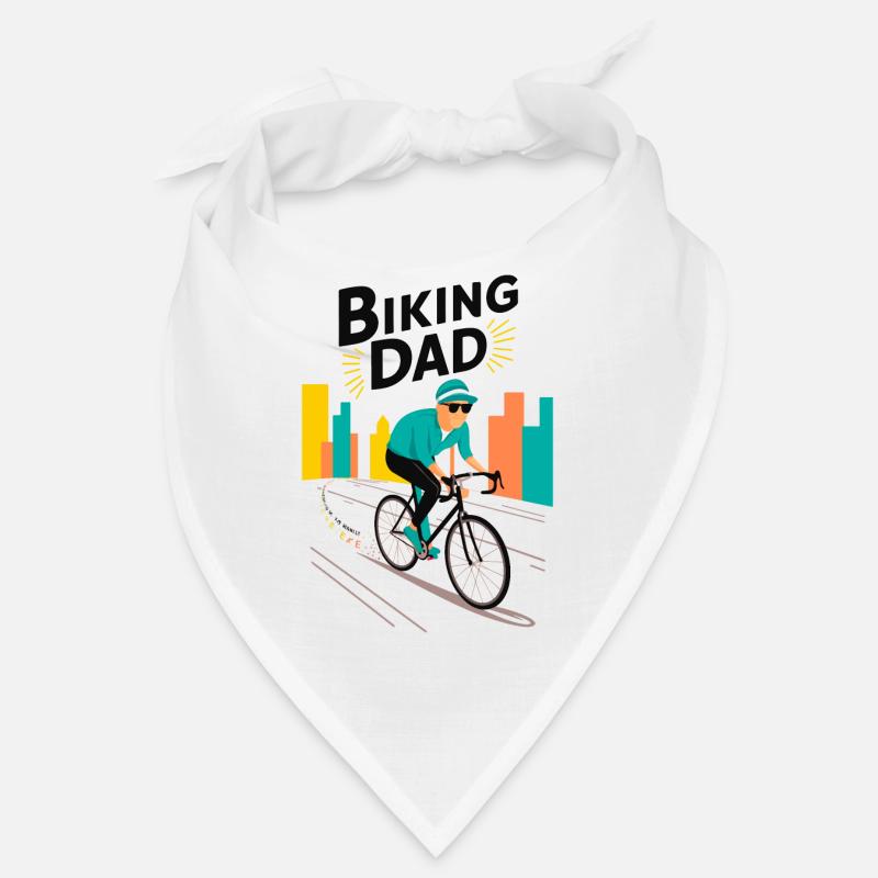 Biking Dad Illustration for Active Dads Bandana