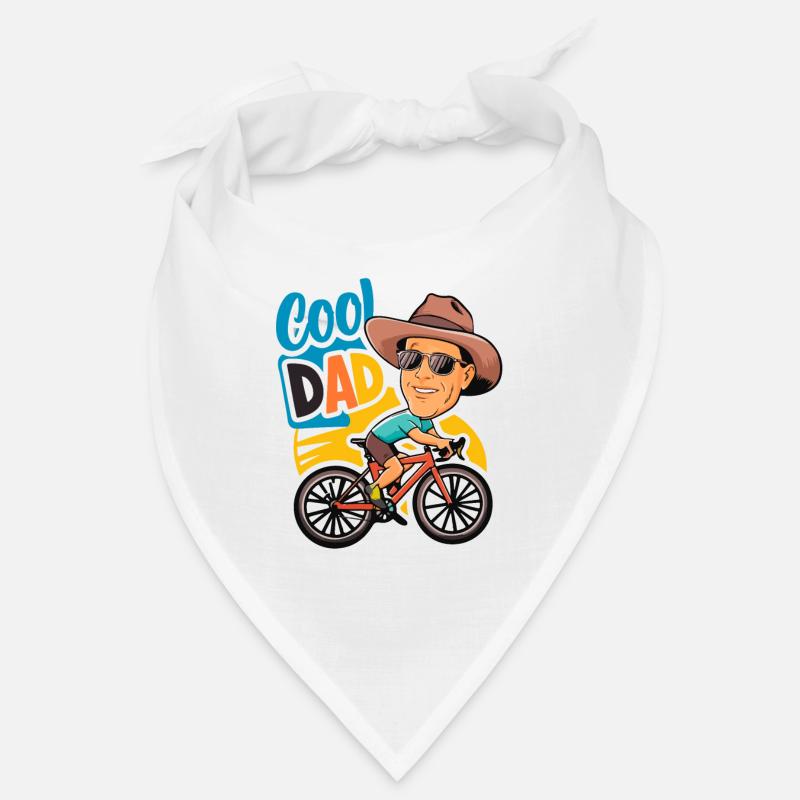 Cool papa cyclisme illustration Bandana
