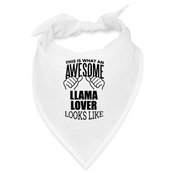 Llama Llama Llama - Bandana - Weiß - Vorne