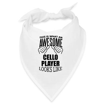 Cello Cello Cello - Bandana - Weiß - Vorne