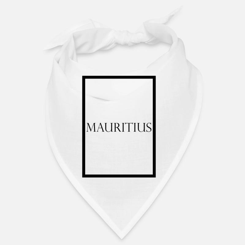 Mauritius, schlichter Statement Schriftzug, Bandana