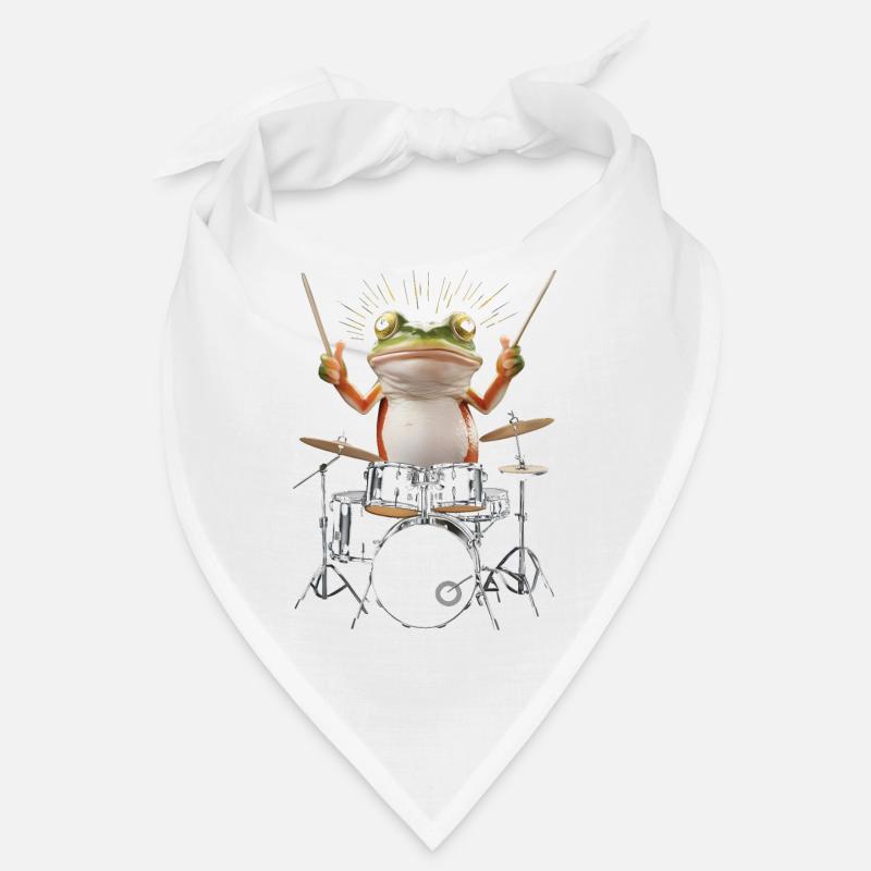 Frosch Schlagzeug Bandana