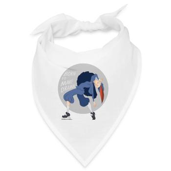 Geboren, um Drama zu machen - Bandana - Weiß - Vorne