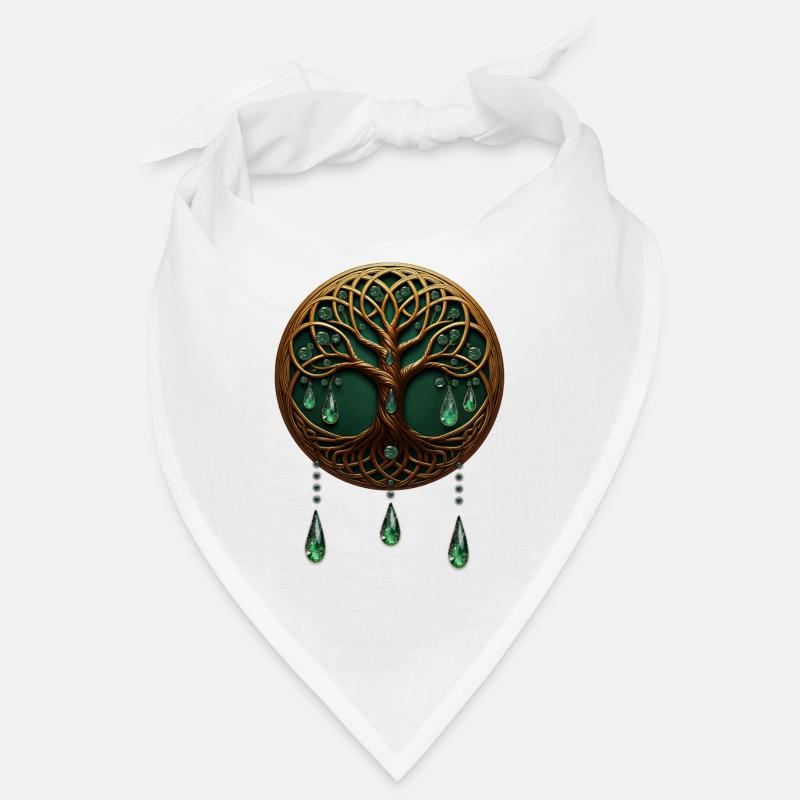 Stilisierter Baum des Lebens Bandana