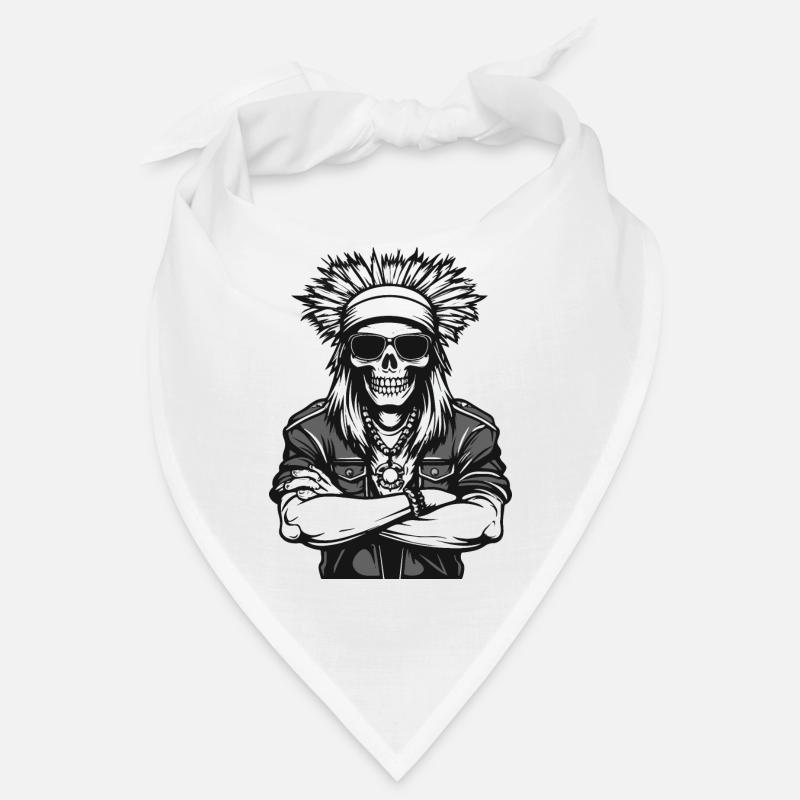 Crâne Apache Indien Bandana