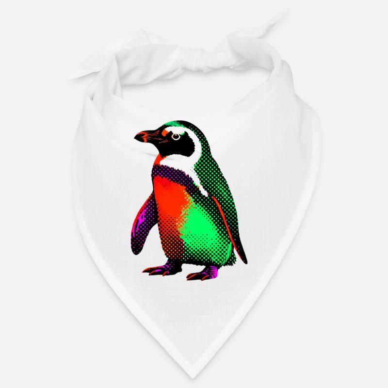 Pinguin - Bandana - Weiß