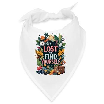 Hau ab - Bandana - Weiß - Vorne