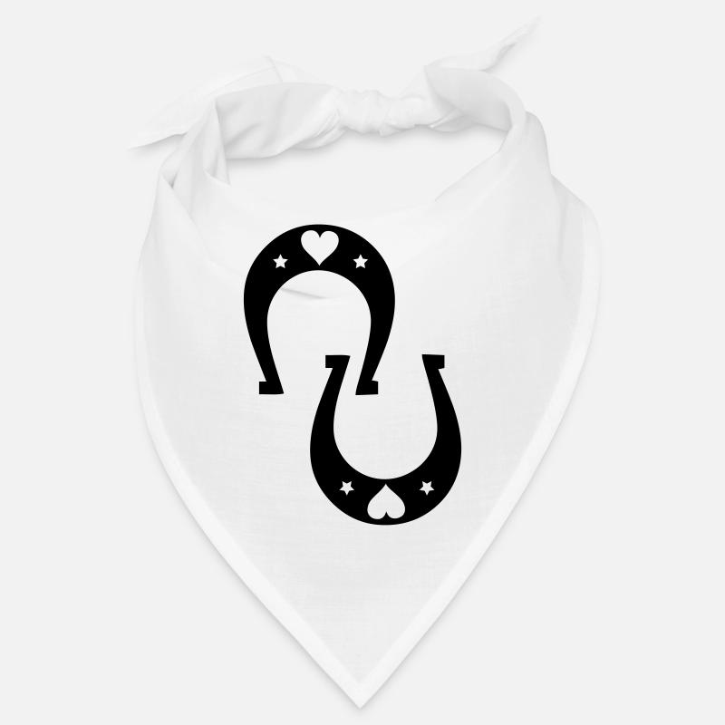 coeur en fer à cheval 2 Bandana