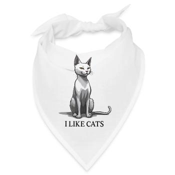 Mag Katzen - Bandana - Weiß - Vorne