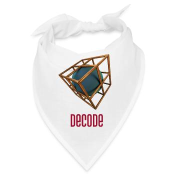 Drucke für Musikliebhaber, Musik, trendy - Bandana - Weiß - Vorne