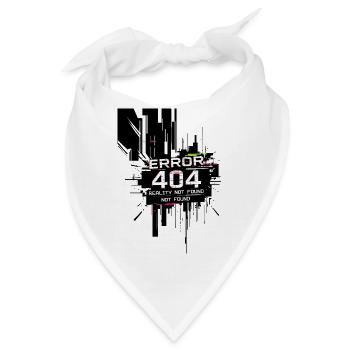 Error: Realität nicht gefunden - Bandana - Weiß - Vorne