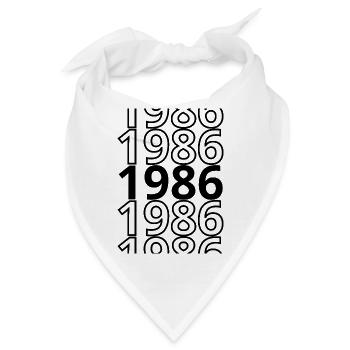 1986 1986 1986 - Bandana - Weiß - Vorne