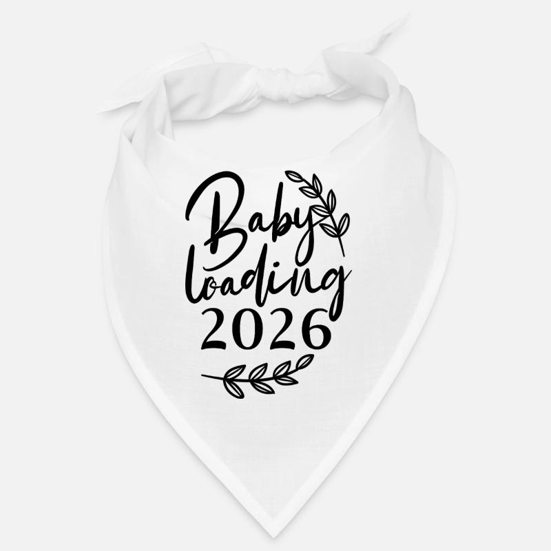Baby Loading 2026 Annonce de grossesse Bandana