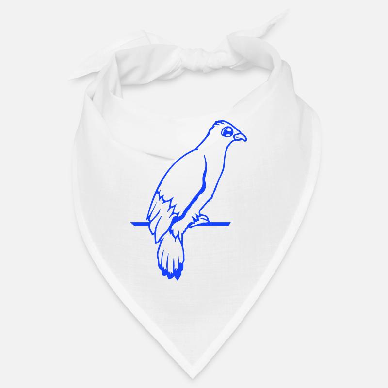 Bird Raven Dove Sitting Cable Hawk Eagle Birdie Bandana
