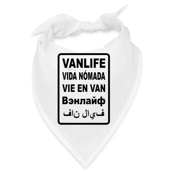 Vanlife International - Bandana - Weiß - Vorne