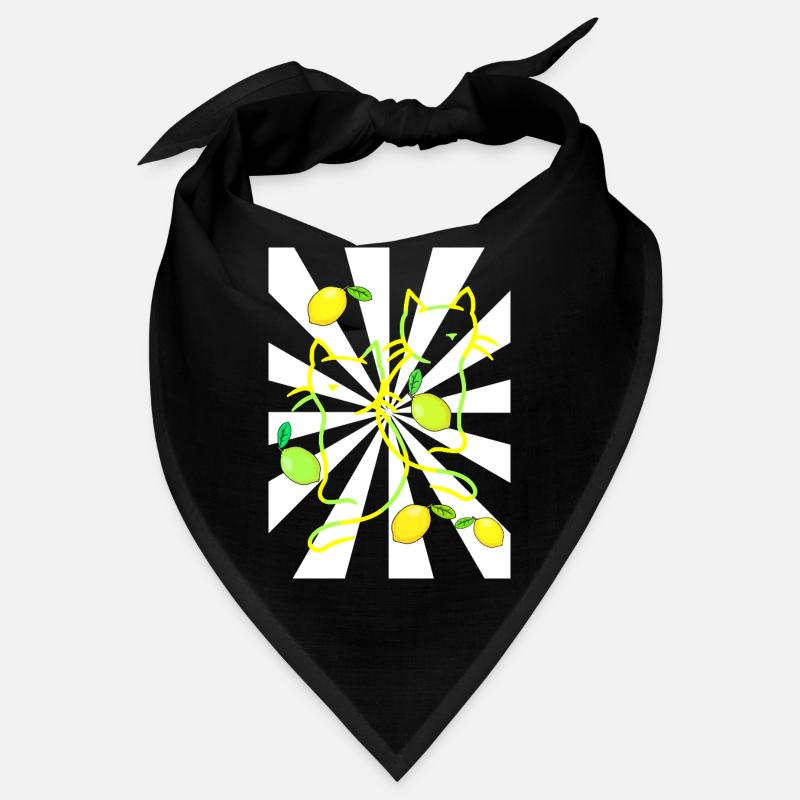80s Lemons Cats Cat Lemo Lemon Kitten Bandana