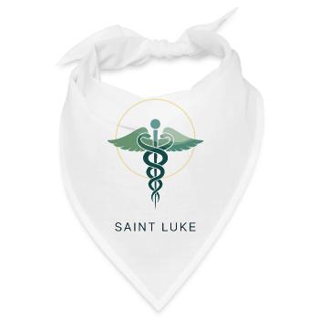 Saint Luke: Medizinische Hilfe - Bandana - Weiß - Vorne