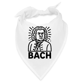 Johann Sebastian Bach - Bandana - Weiß - Vorne