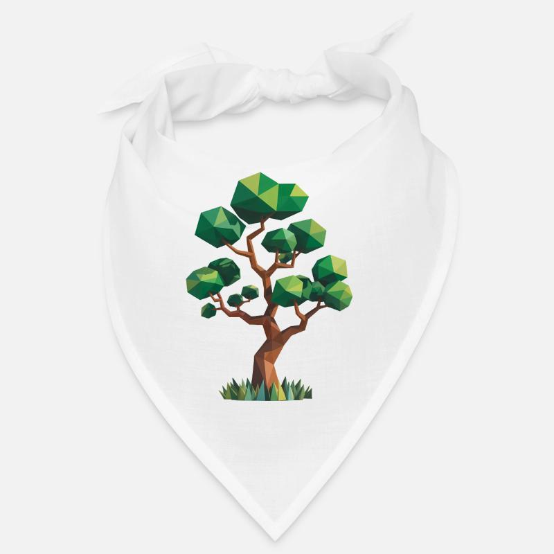 Baum - Cooles Low Poly Logo Bandana