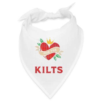 Kilt Schottland Scotland Schottenrock - Bandana - Weiß - Vorne