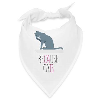 Weil Cats - Bandana - Weiß - Vorne