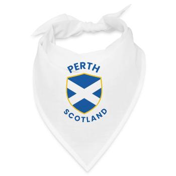 Perth Schottlands Wappenschild - Bandana - Weiß - Vorne