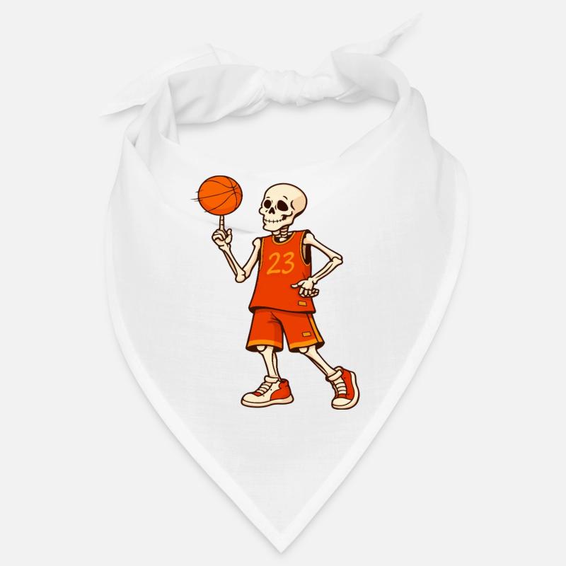 Skeleton Hoops 23 Bandana