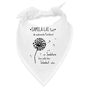 SAMILA-LAI Pusti - Das Original by heavenlygoods - Bandana - Weiß - Vorne