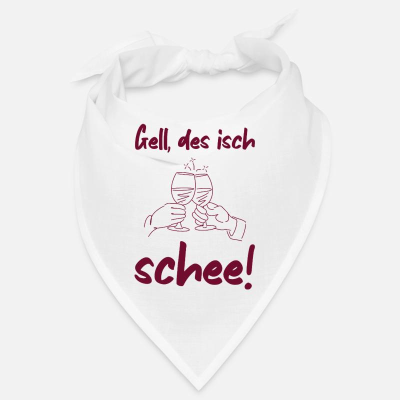 Schee - proverbe bade vin d’amitié Bandana