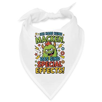 Ich Habe Keine Macken - Special Effects - Bandana - Weiß - Vorne