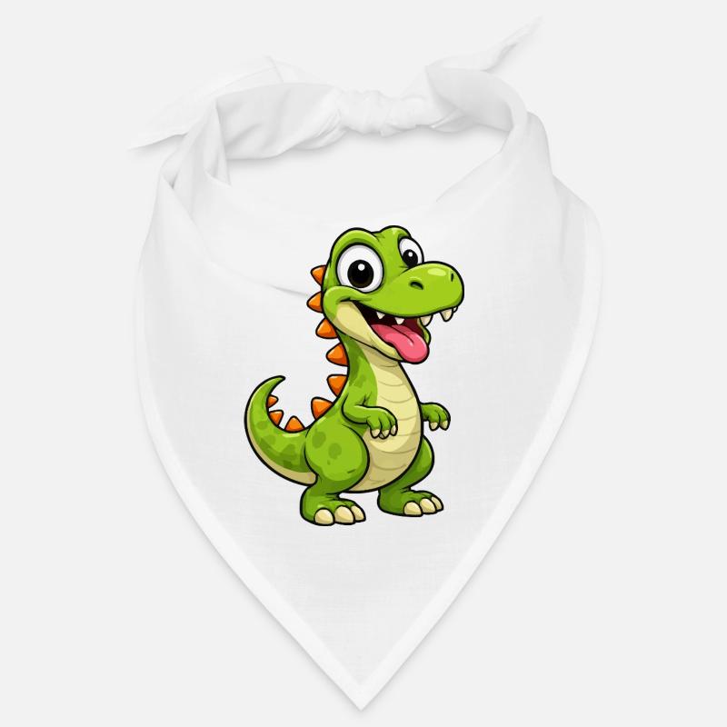 Cheerful dinosaur with spikes Bandana