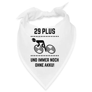 29 Plus – Immer Noch Ohne Akku! Fahrrad Rennrad B - Bandana - Weiß - Vorne