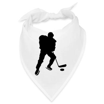 Hockey Player - Bandana - Weiß - Vorne