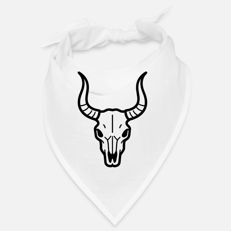Crâne de taureau Bandana