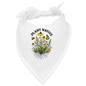 Plant Native Bee and Coneflower Pollinator Garden  - Bandana - Weiß - Vorne