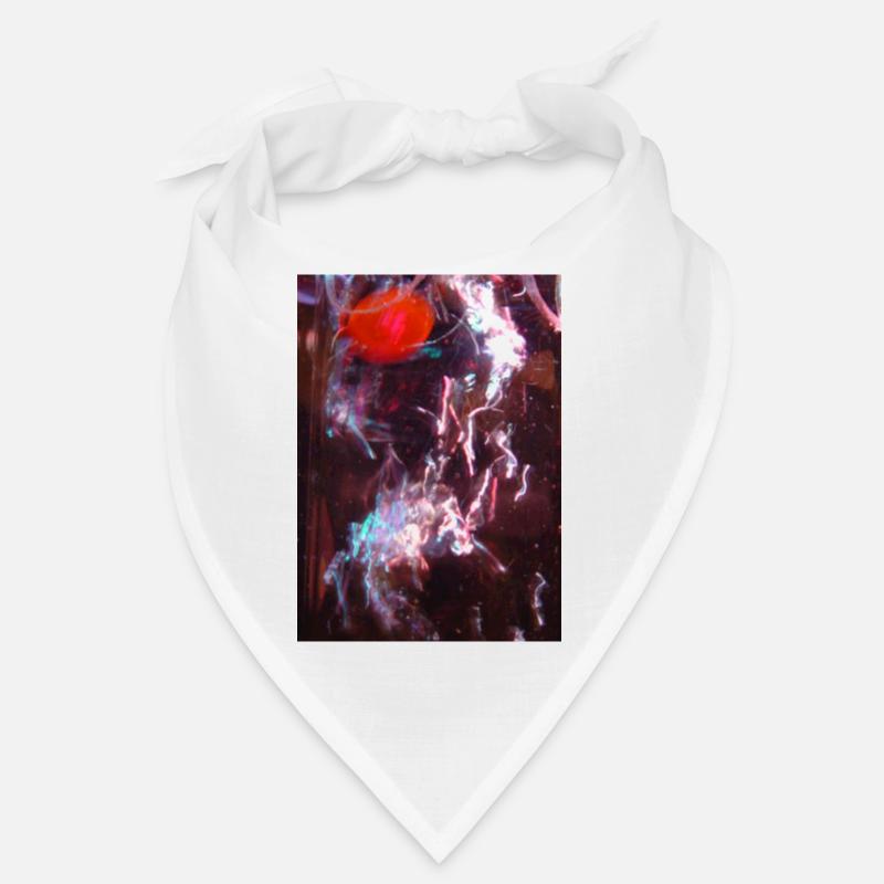 Reflet du fluide néon - Bandana - blanc