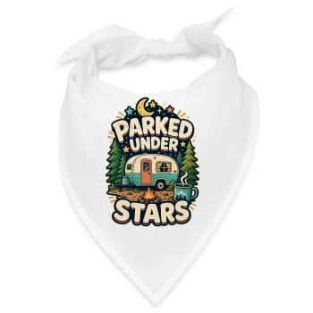 PARKED UNDER STARS - Bandana - Weiß - Vorne