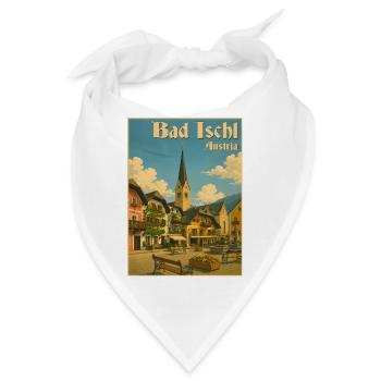 Bad Ischl Austria - Bandana - Weiß - Vorne