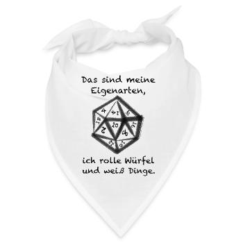 DM Eigenarten - Bandana - Weiß - Vorne