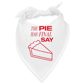 Kuchen – The Pie Has Final Say - Bandana - Weiß - Vorne