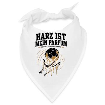 Handballer Geschenk – Harz statt Parfüm - Bandana - Weiß - Vorne
