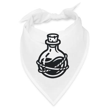 Zaubertrank Flasche Icon - Bandana - Weiß - Vorne