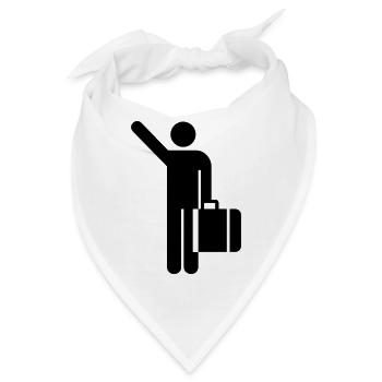 Hailing Kabine Person - Bandana - Weiß - Vorne