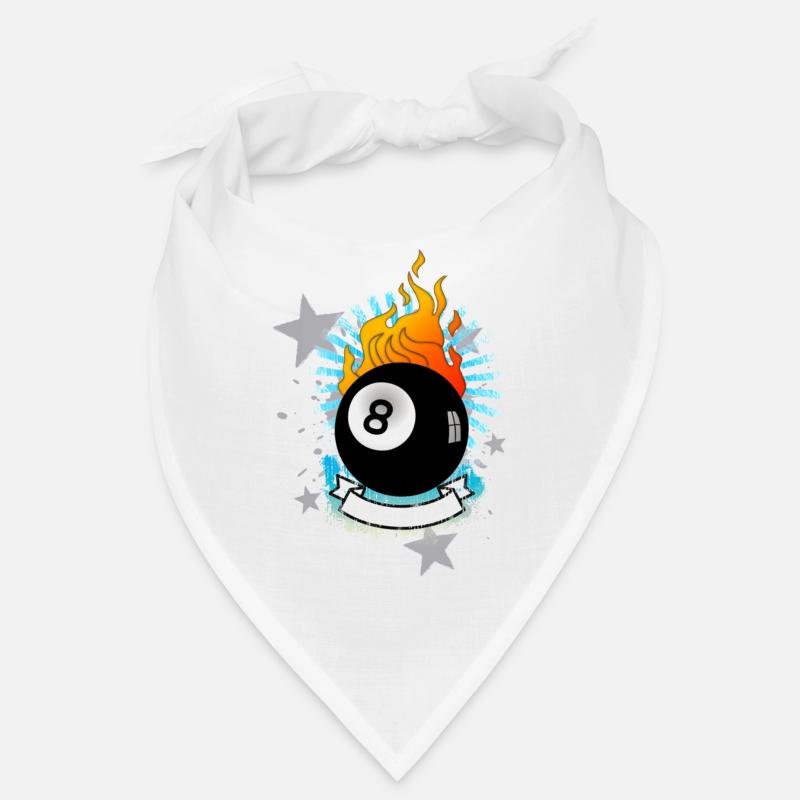 Burning 8-Ball (Billard-Design) 01 Bandana
