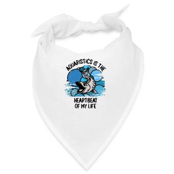 Aquarium Aquarianer Fische Zierfische Aquaristik - Bandana - Weiß - Vorne