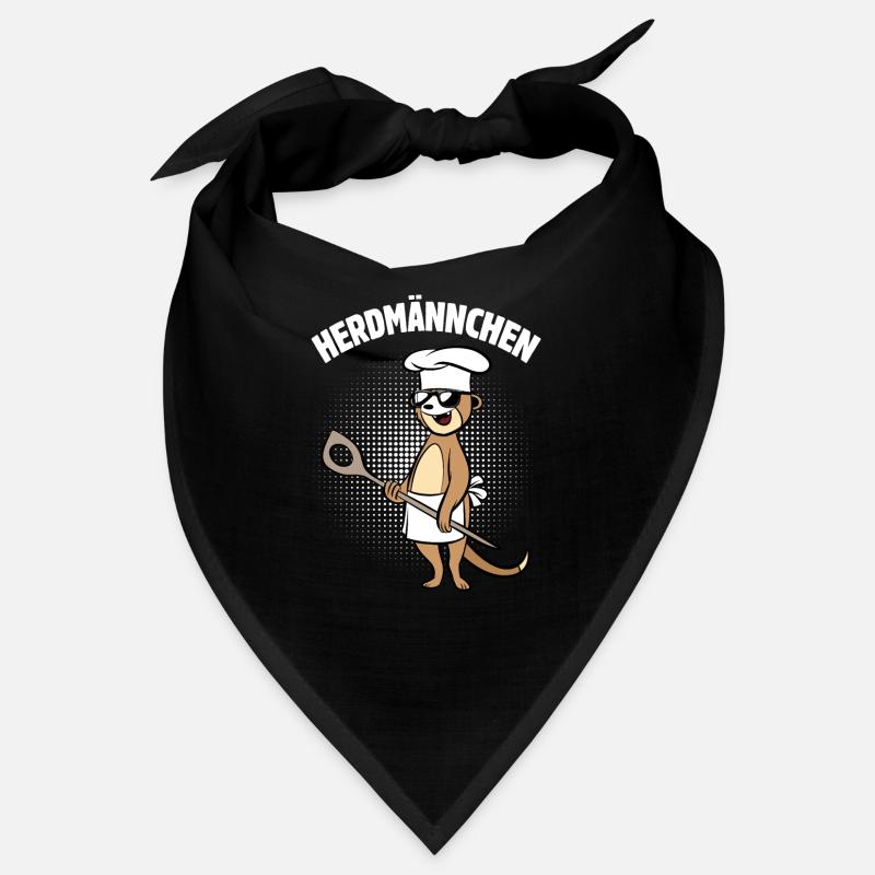 Herdmännchen - Erdmännchen mit Kochlöffel Bandana