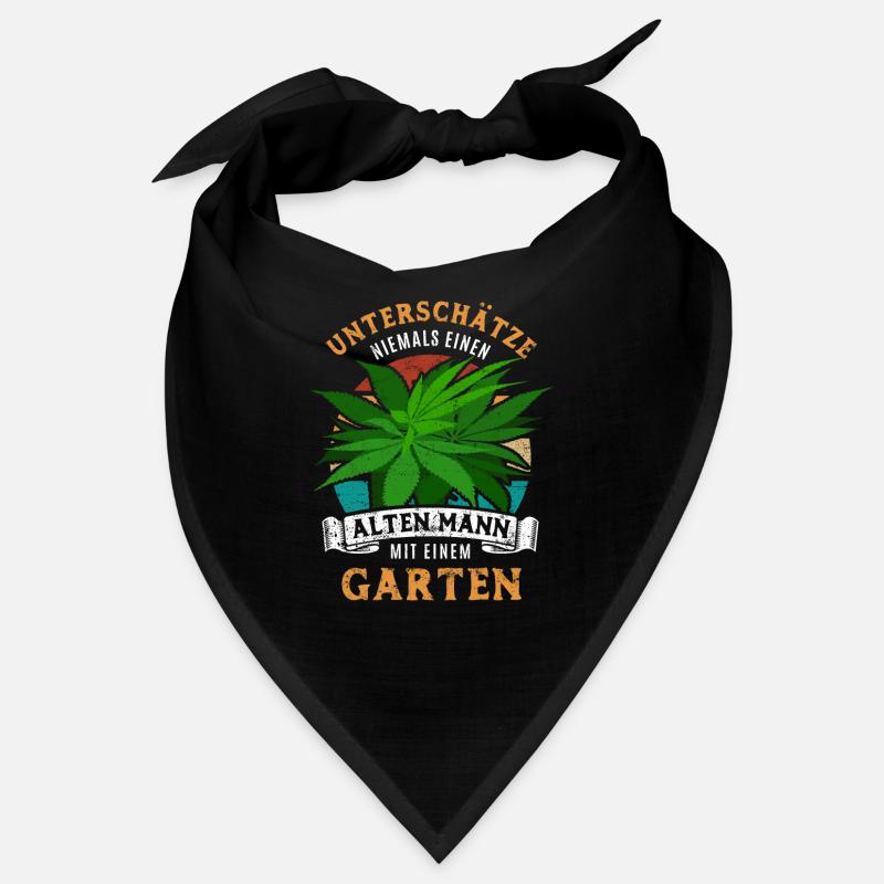Hanf Unterschätze nie einen alten Mann mit Garten Bandana